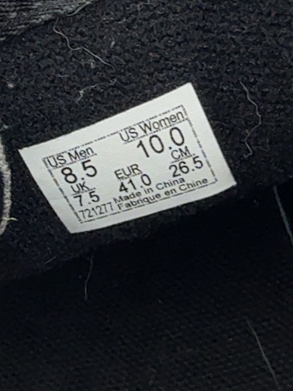 Vans Sk8-Hi Leather Shoes Men's Sz. 8.5 - Picture 7 of 8